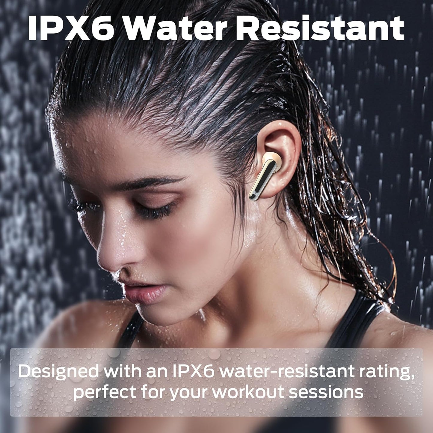 Ασύρματα ακουστικά Bluetooth Monster N-Lite 203 AirLinks, TWS, Χρυσό