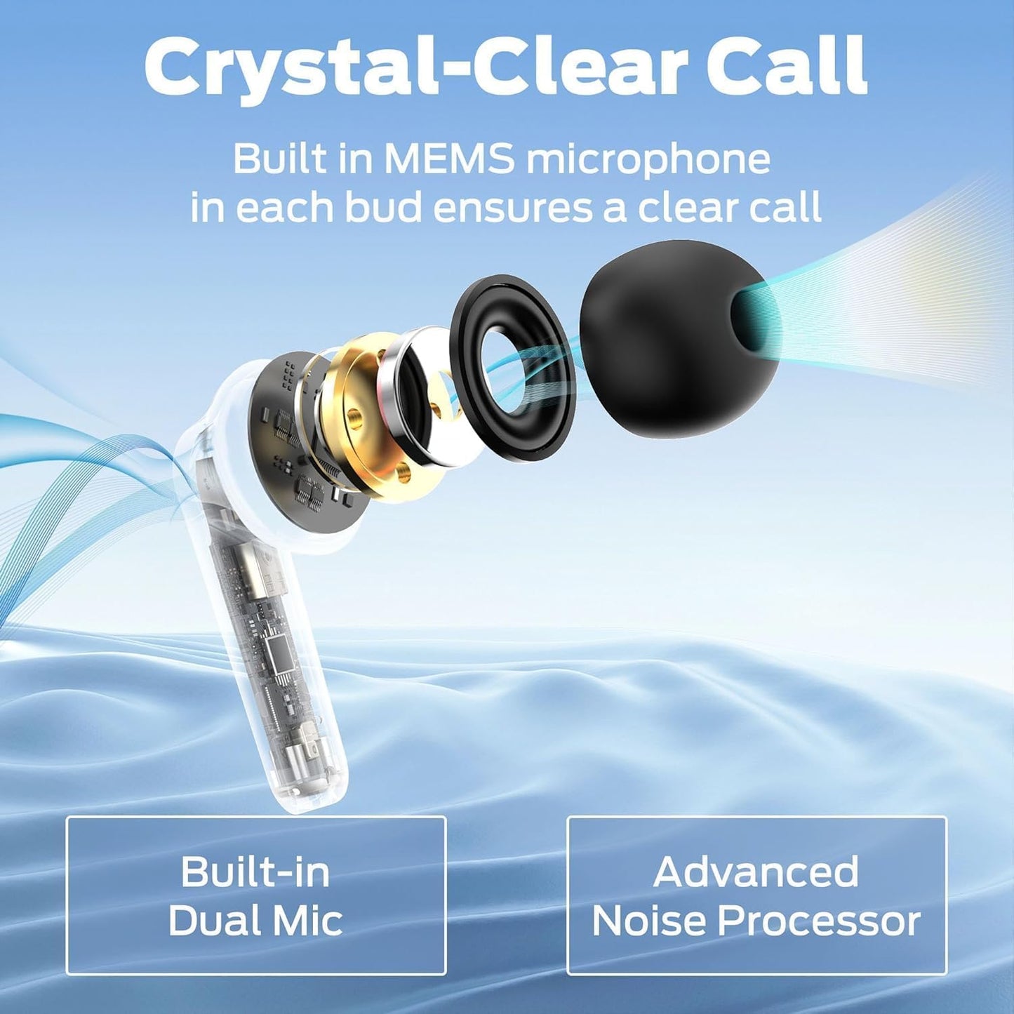 Ασύρματα ακουστικά Bluetooth Monster N-Lite 203 AirLinks, TWS, Μαύρο
