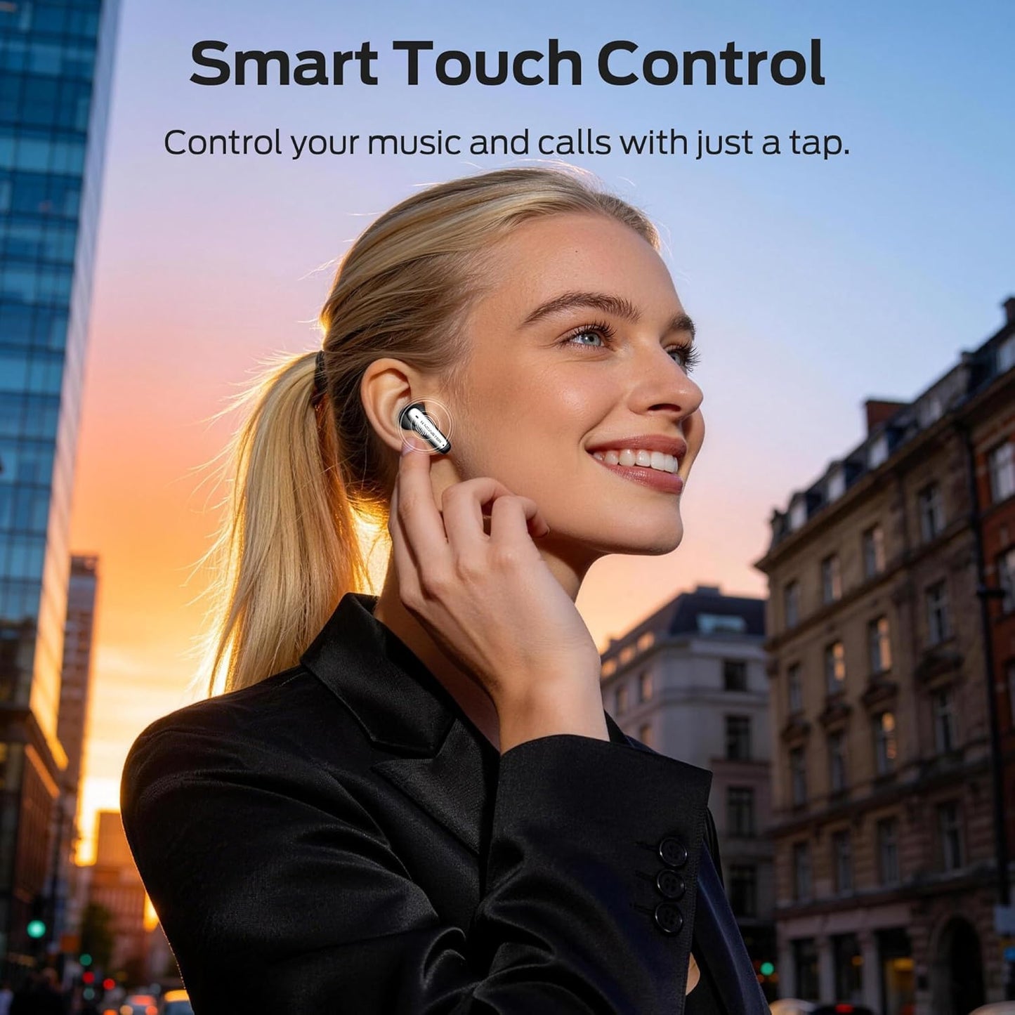 Ασύρματα ακουστικά Bluetooth Monster N-Lite 310, TWS, Μαύρο