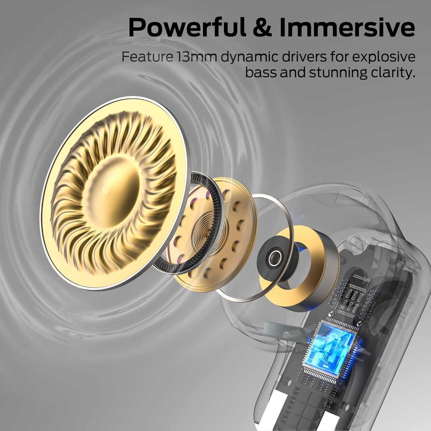 Ασύρματα ακουστικά Bluetooth Monster N-Lite 217, TWS, Μαύρο