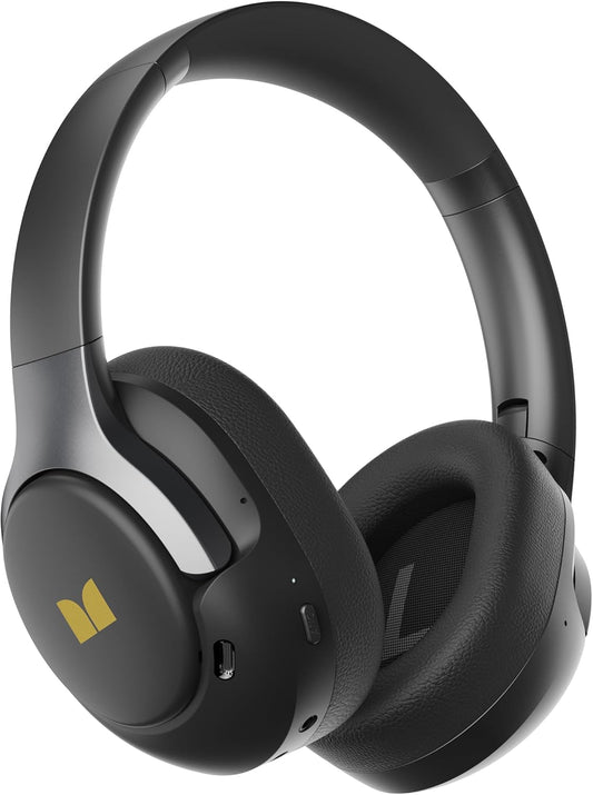 Ασύρματο ακουστικό Bluetooth Monster Persona 5th, MultiPoint, A2DP, ANC, Μαύρο