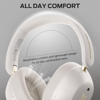 Ασύρματο ακουστικό Bluetooth Monster Persona 6th, MultiPoint, A2DP, ANC, Λευκό