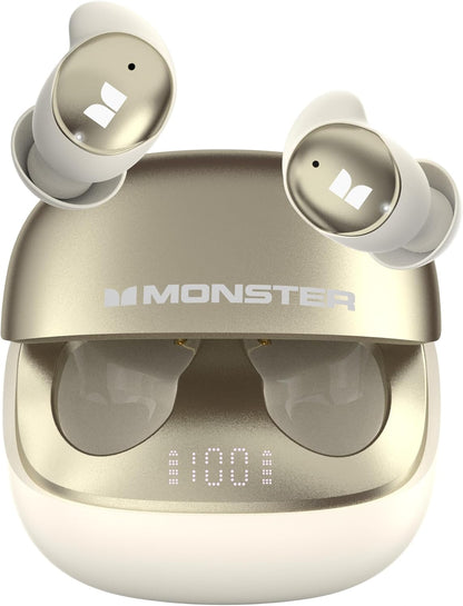 Handsfree Bluetooth Monster Sleep Ear200, TWS, ANC, Χρυσό