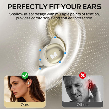 Handsfree Bluetooth Monster Sleep Ear200, TWS, ANC, Χρυσό
