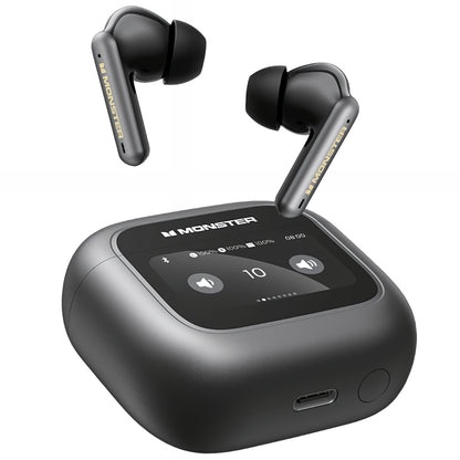 Ασύρματα ακουστικά Bluetooth Monster TH300, TWS, Μαύρο