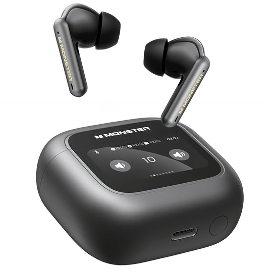Ασύρματα ακουστικά Bluetooth Monster TH300, TWS, Μαύρο