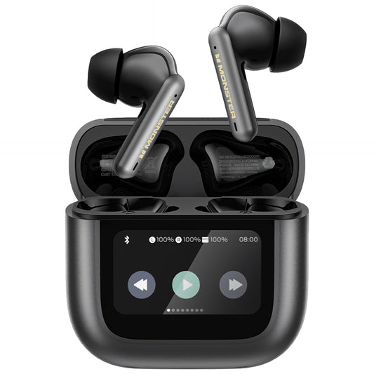 Ασύρματα ακουστικά Bluetooth Monster TH300, TWS, Μαύρο
