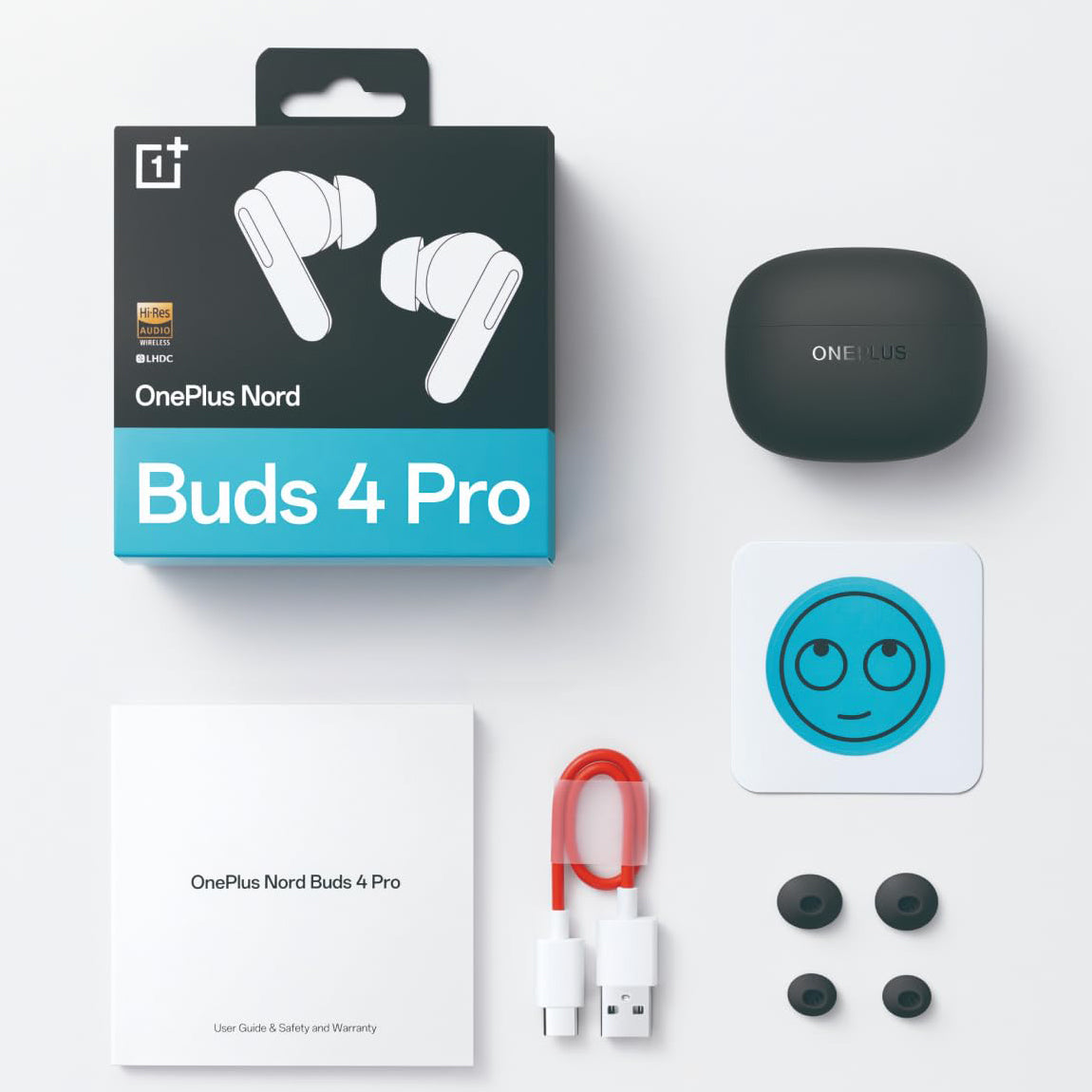 Handsfree Bluetooth OnePlus Nord Buds 4 Pro, Μαύρο 5481159288