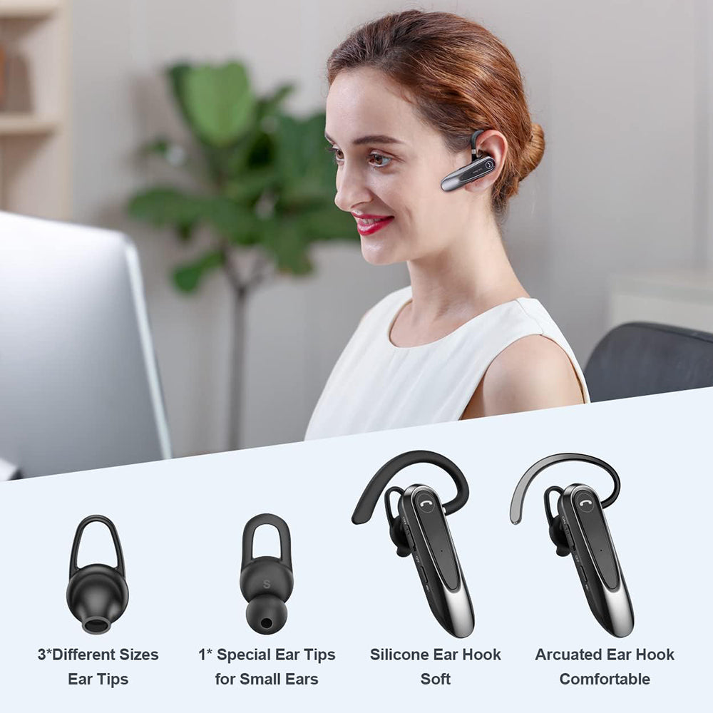 Handsfree Bluetooth Techsuit CB2 AirTalk, A2DP, Μαύρο