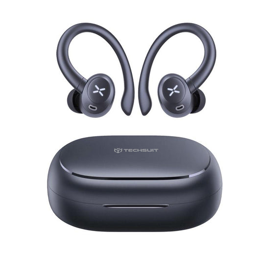 Handsfree Bluetooth Techsuit CW4 AirTune, TWS, Μαύρο