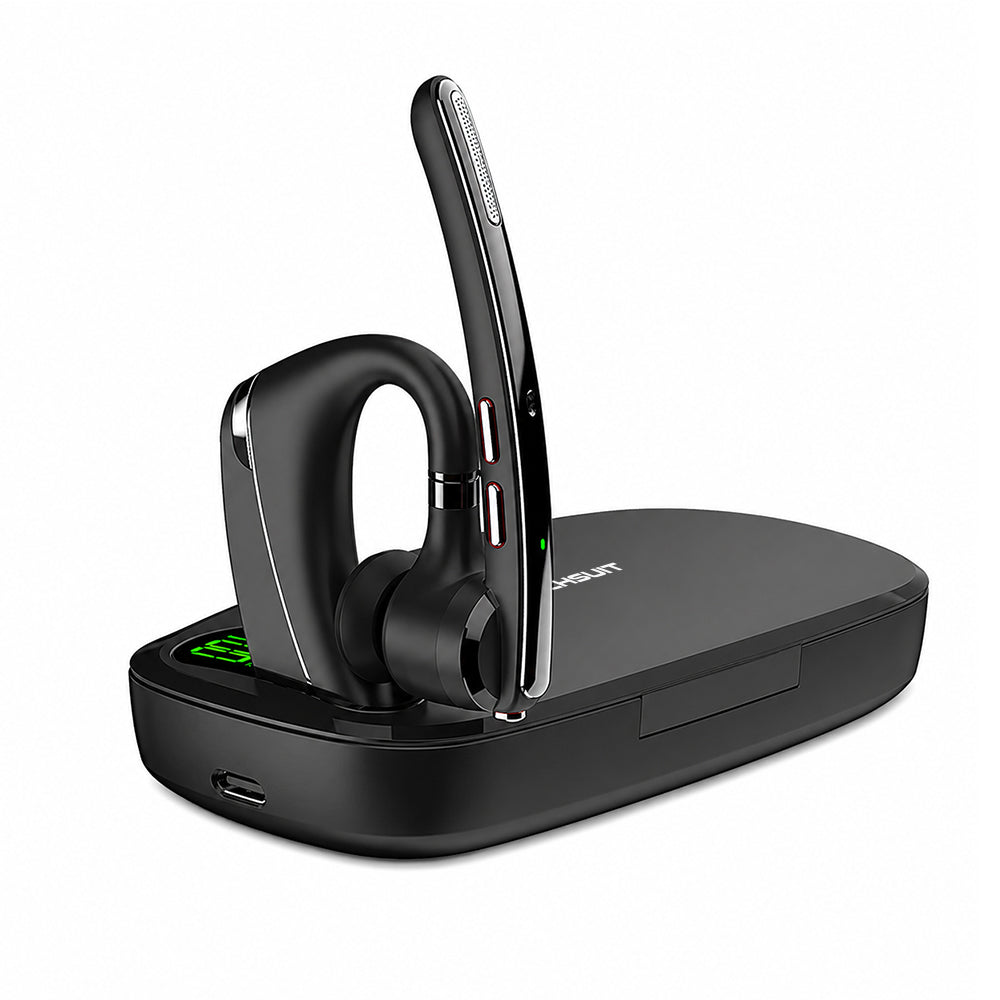 Techsuit SoundForce Pro G10 Bluetooth Call Center Headset, A2DP, Black