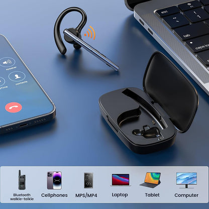 Ασύρματο Bluetooth Techsuit Vocelis Pro CB4, A2DP, Μπλε