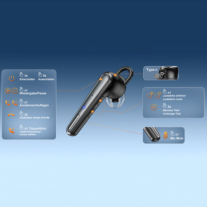 Ασύρματο Bluetooth Techsuit Voicera CB3, A2DP, Μαύρο