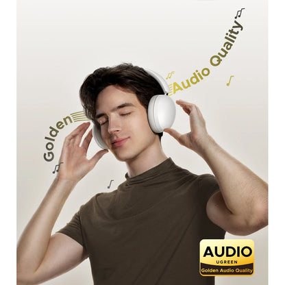 Handsfree Bluetooth UGREEN HiTune Max 2 HP205, MultiPoint, A2DP, ANC, Μαύρο
