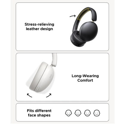 Handsfree Bluetooth UGREEN HiTune Max 2 HP205, MultiPoint, A2DP, ANC, Μαύρο