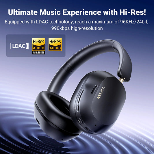 Handsfree Bluetooth UGREEN HiTune Max5C HP203, A2DP, ANC, Μπλε