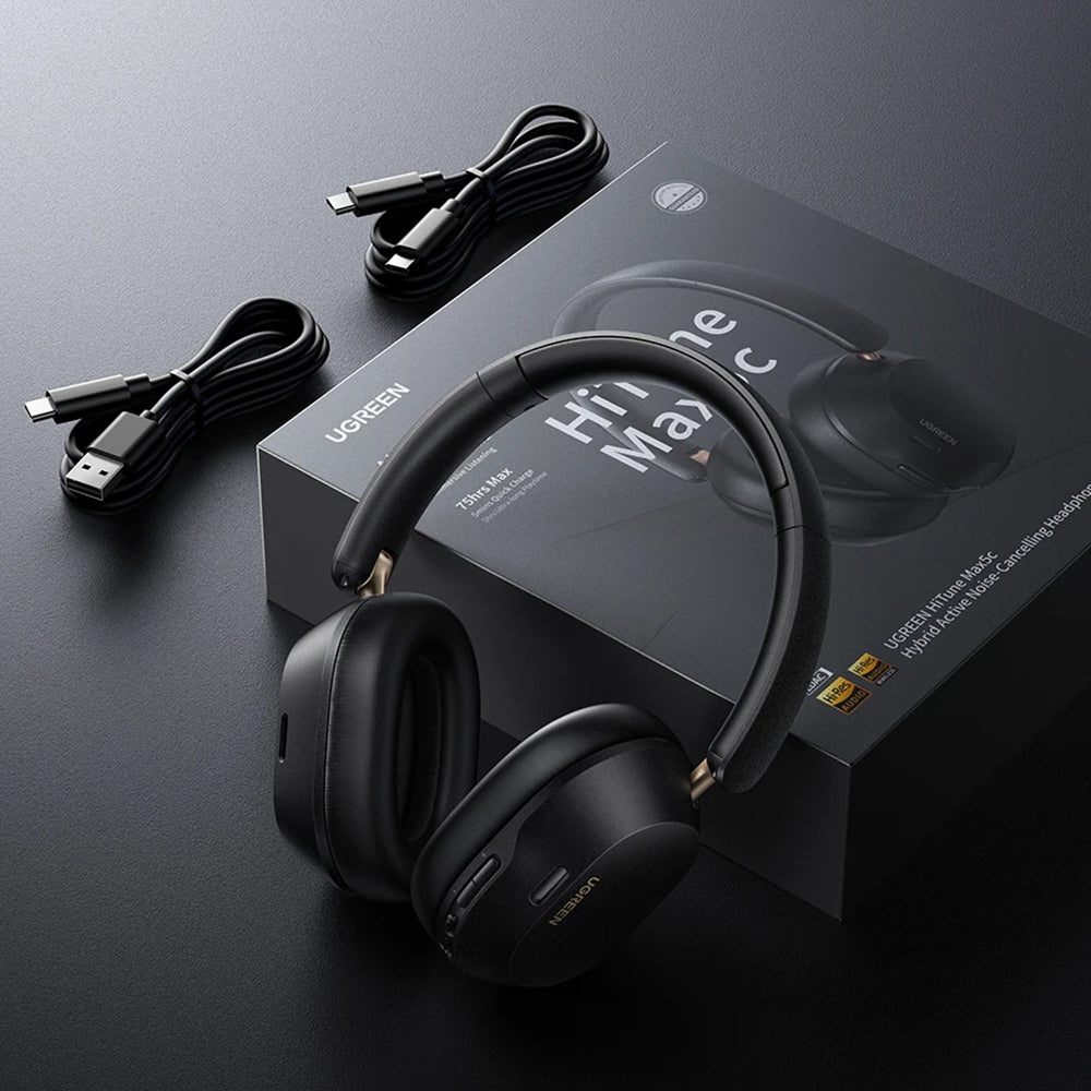 Handsfree Bluetooth UGREEN HiTune Max5C HP203, A2DP, ANC, Μπλε