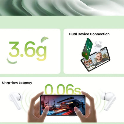 Handsfree Bluetooth UGREEN HiTune P3 WS207, TWS, MultiPoint, Λευκό