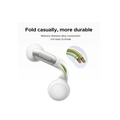 Handsfree Bluetooth UGREEN HiTune S5 True WS210, TWS, Λευκό