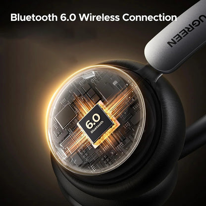 Handsfree Bluetooth UGREEN HiTune Studio Plus HP207, A2DP, ANC, Μπεζ