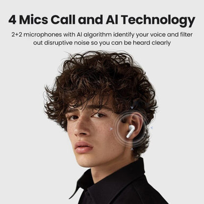 Handsfree Bluetooth UGREEN HiTune T3 Pro WS206, TWS, ANC, MultiPoint, Λευκό