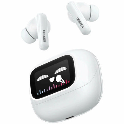 Handsfree Bluetooth UGREEN HiTune T6 Magic WS211, TWS, ANC, MultiPoint, Λευκό