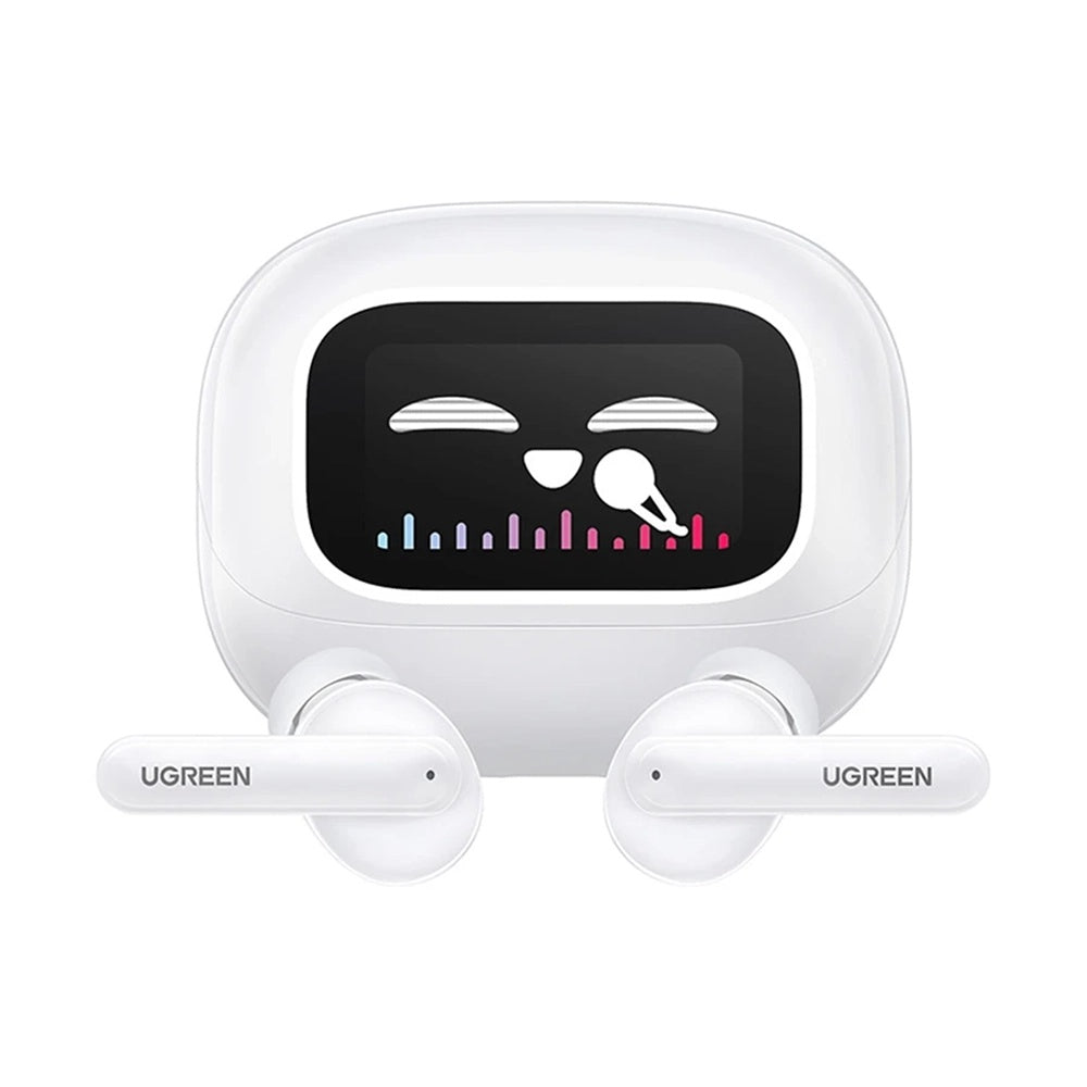 Handsfree Bluetooth UGREEN HiTune T6 Magic WS211, TWS, ANC, MultiPoint, Λευκό