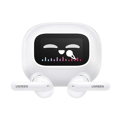 Handsfree Bluetooth UGREEN HiTune T6 Magic WS211, TWS, ANC, MultiPoint, Λευκό