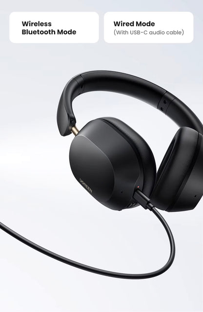 Handsfree Bluetooth UGREEN HP203, A2DP, ANC, Μαύρο