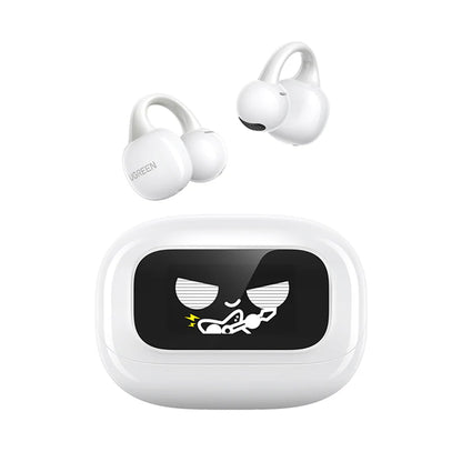 Handsfree Bluetooth UGREEN S6 ClipBuds Magic WS208, TWS, Λευκό