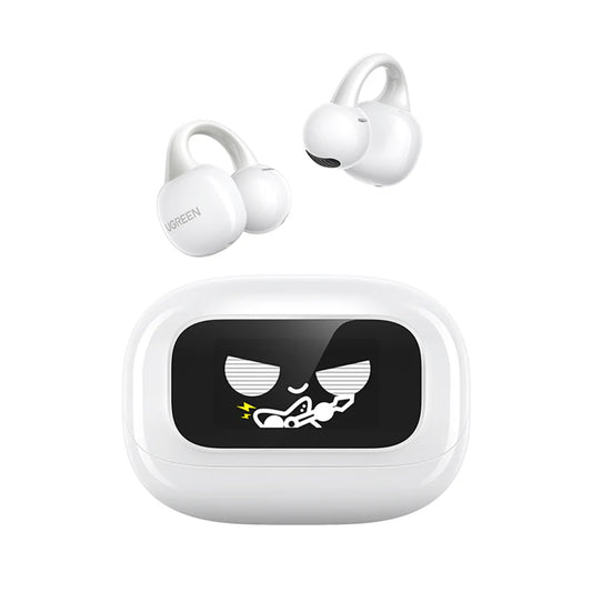 Handsfree Bluetooth UGREEN S6 ClipBuds Magic WS208, TWS, Λευκό