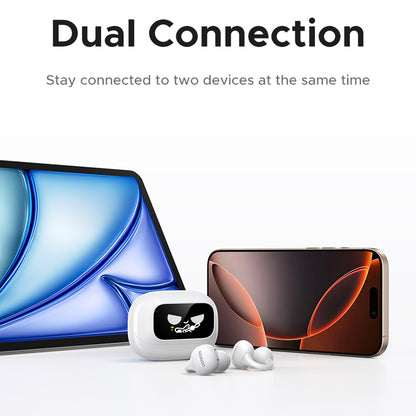 Handsfree Bluetooth UGREEN S6 ClipBuds Magic WS208, TWS, Λευκό