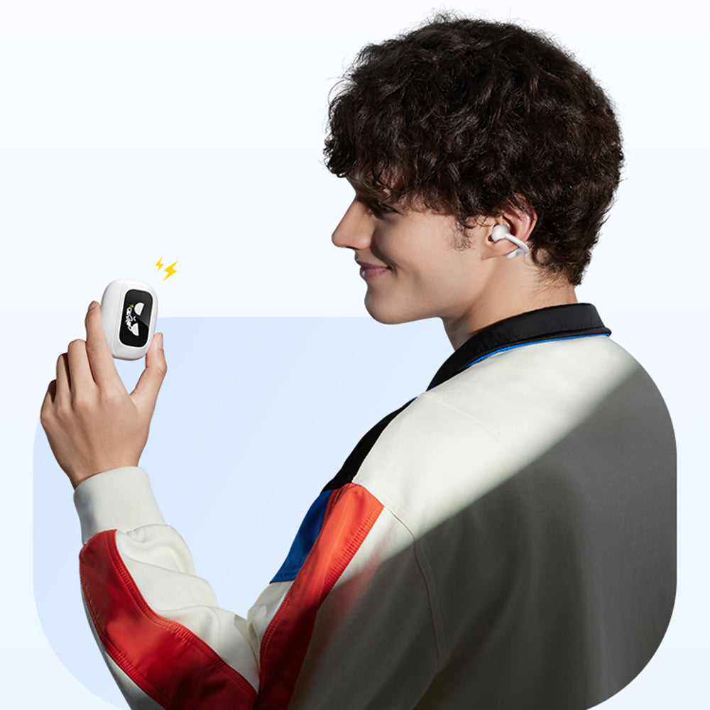 Handsfree Bluetooth UGREEN S6 ClipBuds Magic WS208, TWS, Λευκό