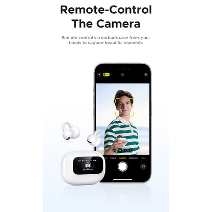 Handsfree Bluetooth UGREEN S6 ClipBuds Magic WS208, TWS, Λευκό