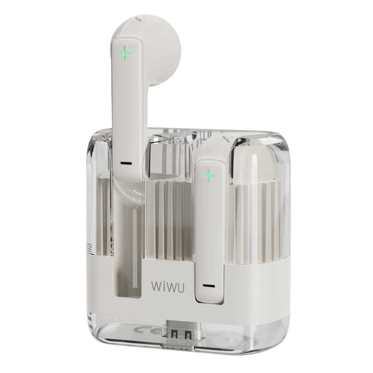 Handsfree Bluetooth WiWu T21, TWS, Λευκό 