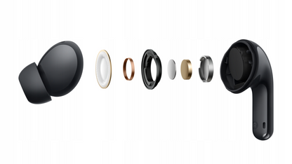 Handsfree Bluetooth Xiaomi Redmi Buds 8 Lite, TWS, ANC, MultiPoint, Μαύρο BHR08OMGL