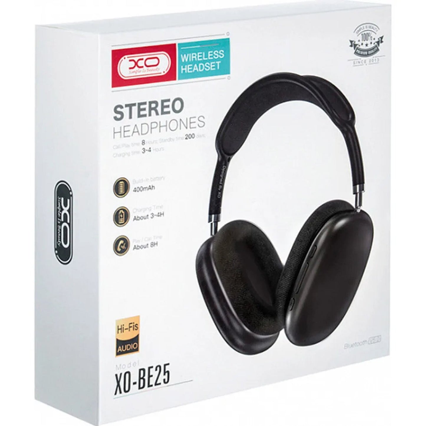 Handsfree Bluetooth XO Design BE25, A2DP, Μαύρο