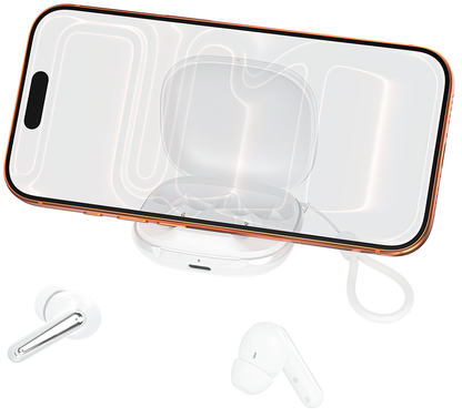 Bluetooth Handsfree XO Design G53, TWS, ANC, White