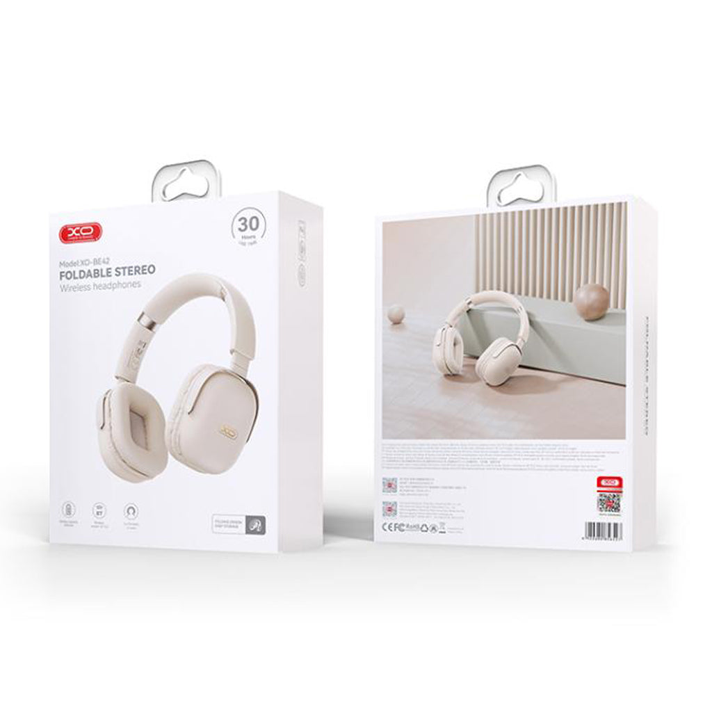 Handsfree Bluetooth XO Design BE42, A2DP, Μπεζ