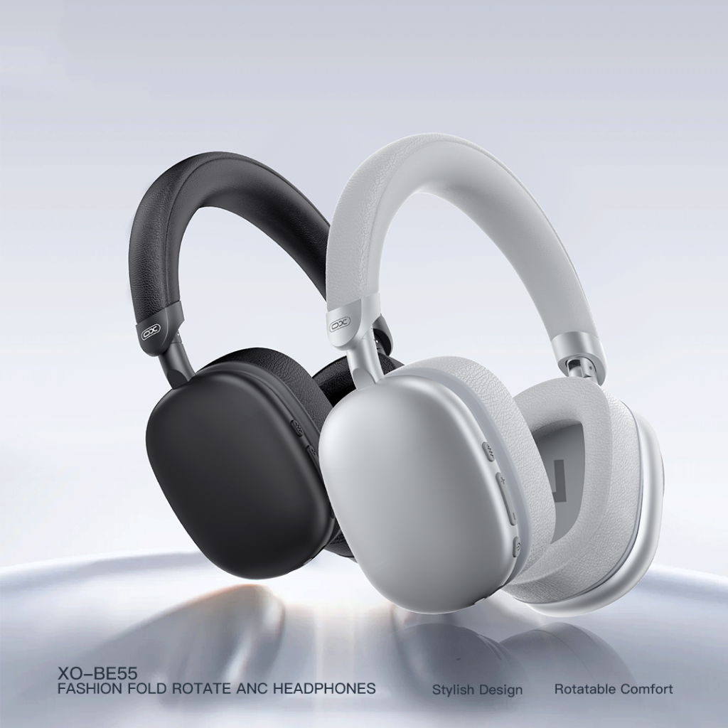 Ασύρματο ακουστικό Bluetooth XO Design BE55, A2DP, ANC, Μαύρο