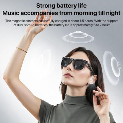 Handsfree Bluetooth Yesido IO35, Τύπος Γυαλιά Ηλίου Unisex, A2DP, Μαύρο