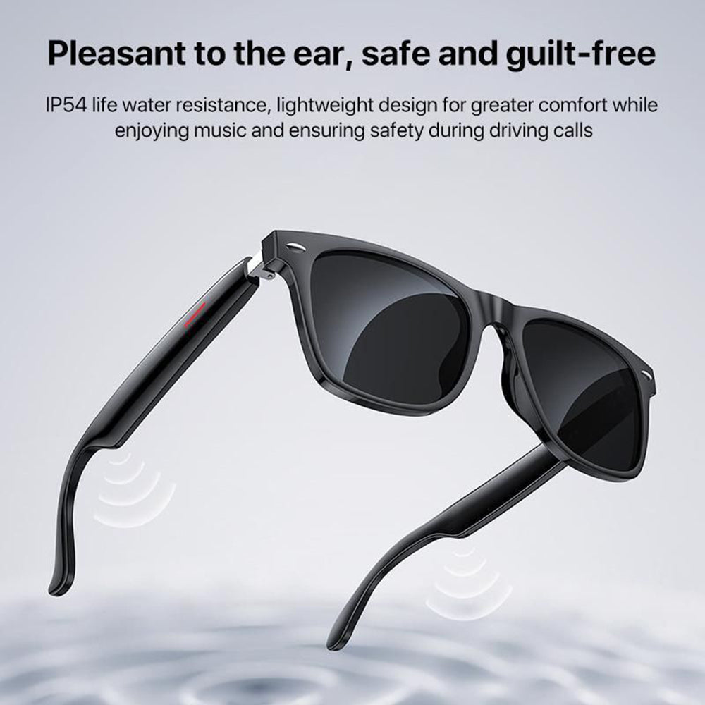 Handsfree Bluetooth Yesido IO35, Τύπος Γυαλιά Ηλίου Unisex, A2DP, Μαύρο