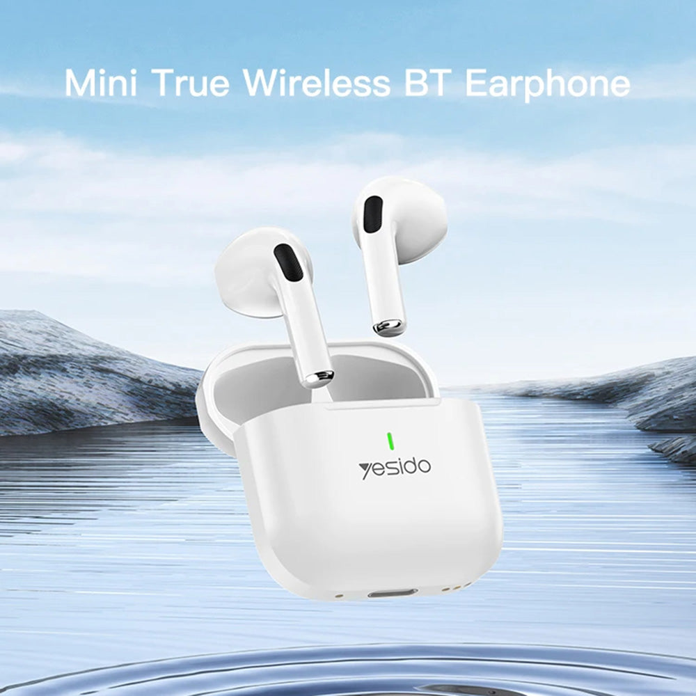 Handsfree Bluetooth Yesido TWS17, TWS, Λευκό