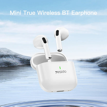 Handsfree Bluetooth Yesido TWS17, TWS, Λευκό