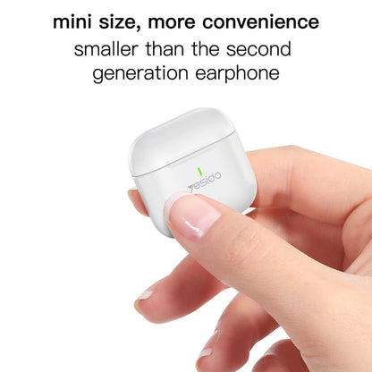 Handsfree Bluetooth Yesido TWS17, TWS, Λευκό
