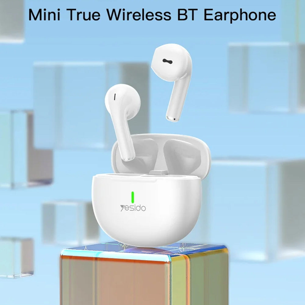 Handsfree Bluetooth Yesido TWS18, TWS, Λευκό