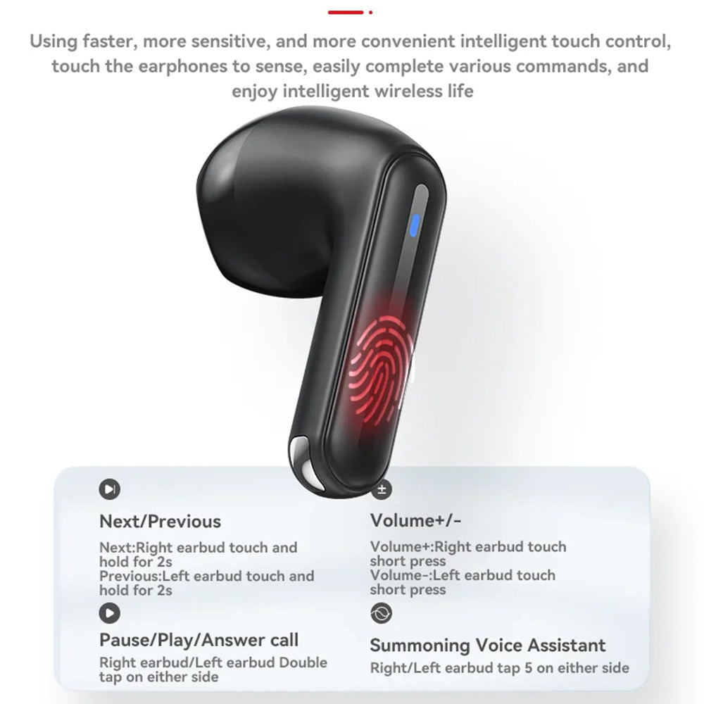 Handsfree Bluetooth Yesido TWS19, TWS, Μαύρο