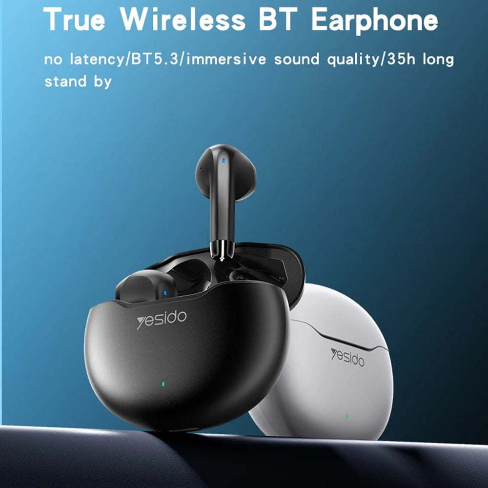 Handsfree Bluetooth Yesido TWS21, TWS, Μαύρο