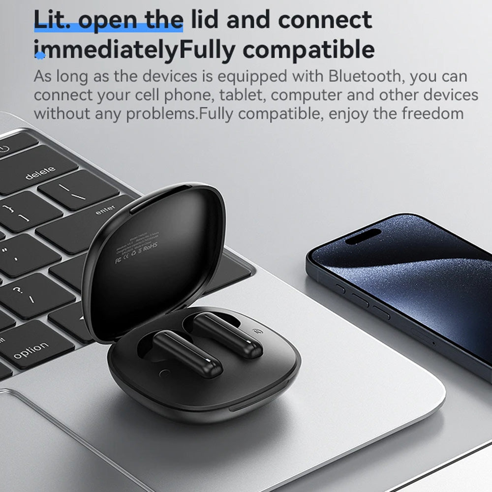 Handsfree Bluetooth Yesido TWS25, TWS, Μαύρο