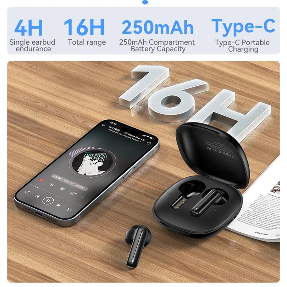 Handsfree Bluetooth Yesido TWS25, TWS, Μαύρο